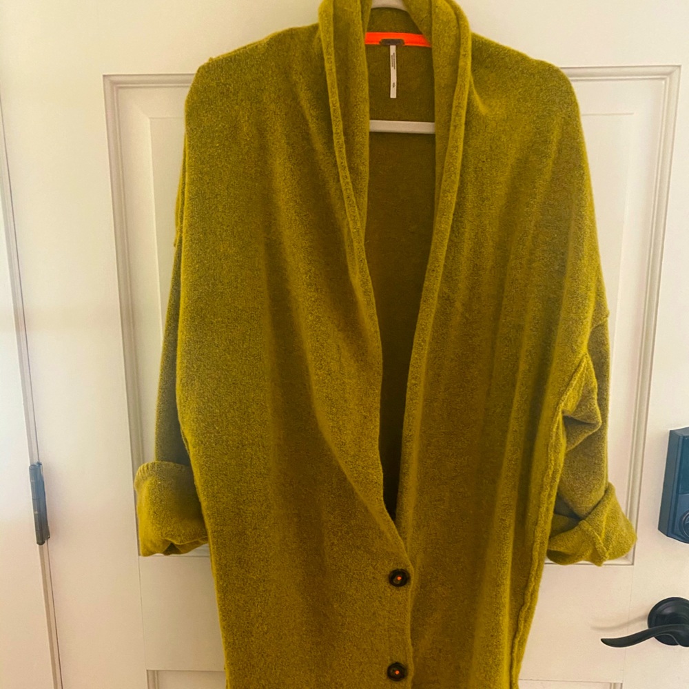 Free People boyfriend cardigan